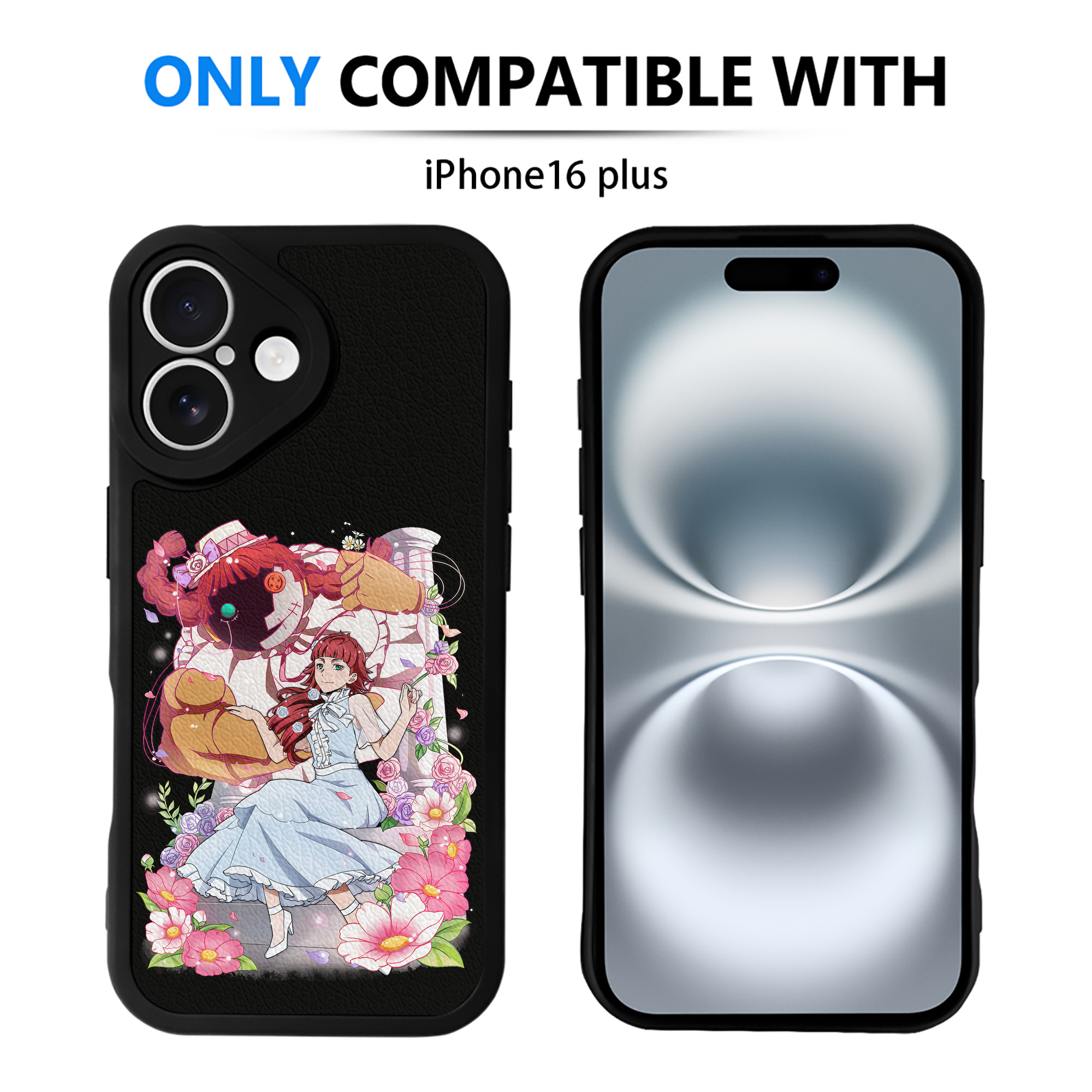 （画像用） 文豪ストレイドッグス Bungo Stray Dogs 【iPhone 16シリーズ対応】シリコンスマホケース（レザー調） 材質：シリコン